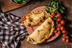 33. Calzone gefüllt
